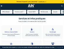 Tablet Screenshot of ain.fr