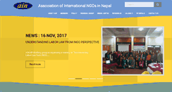 Desktop Screenshot of ain.org.np